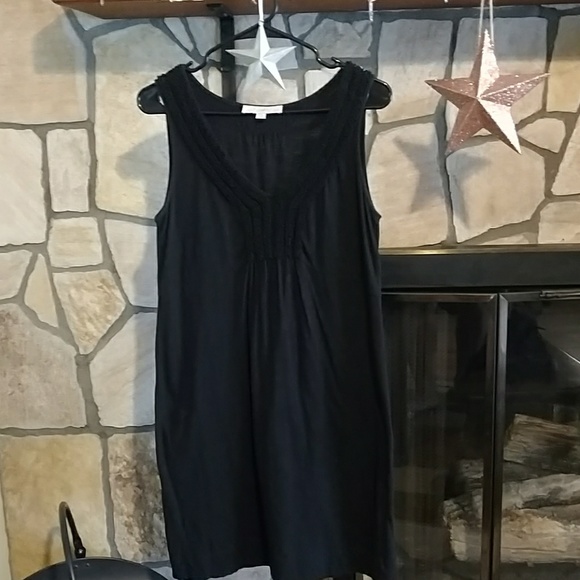 LOFT Dresses & Skirts - Loft Black tshirt dress size medium